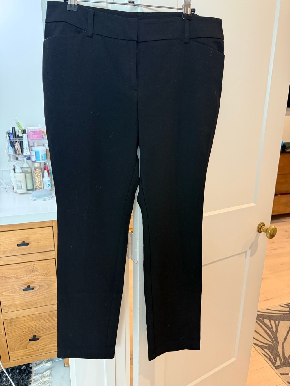 Ann Taylor Black Modern Petite Dress Pants